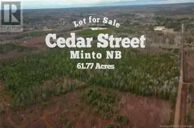 Lot Cedar Street Minto New Brunswick E4B2Z8