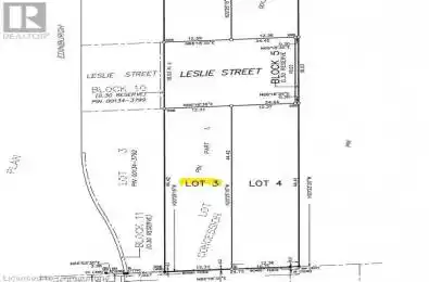 3 LESLIE Street Unit# LOT Woodstock Ontario N4S7W2