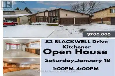 83 Blackwell Drive Kitchener Ontario N2N1P4