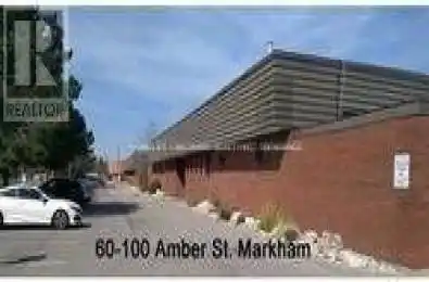 100 Amber Street Unit# 5 Markham (Milliken Mills West) Ontario L3R3A2