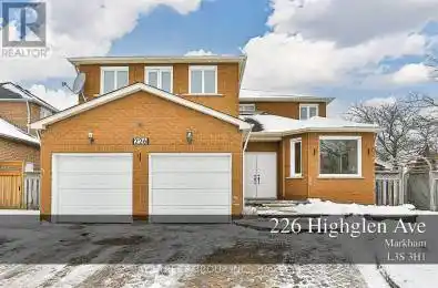 226 Highglen Avenue Markham (Milliken Mills East) Ontario L3S3H1