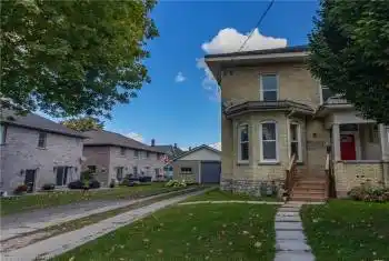 Front entrance to upper apartment