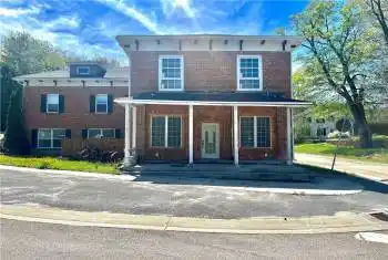 Front of house- Entrance to Unit A (left) and Unit B (right) 
